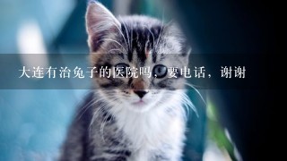 大连有治兔子的医院吗，要电话，谢谢