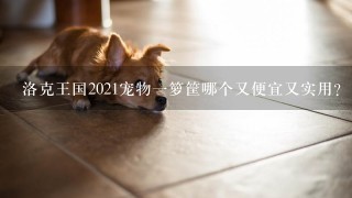 洛克王国2021宠物一箩筐哪个又便宜又实用？