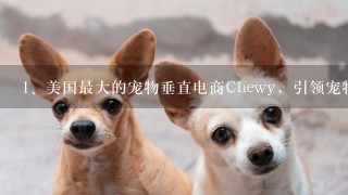 美国最大的宠物垂直电商Chewy，引领宠物经济