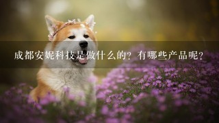 成都安妮科技是做什么的？有哪些产品呢？