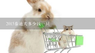 2015泰迪犬多少钱一只