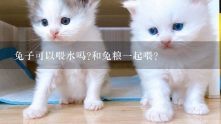 兔子可以喂水吗?和兔粮一起喂？