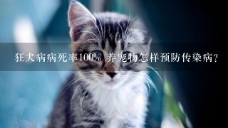 狂犬病病死率100% 养宠物怎样预防传染病？