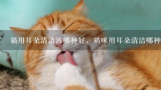 猫用耳朵清洁液哪种好，猫咪用耳朵清洁哪种最好