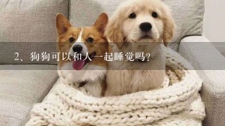 狗狗可以和人一起睡觉吗？