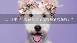 日本IRIS爱丽丝是个宠物用品的品牌？？