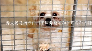 养犬场是指专门用于饲养繁殖和护理各种犬种宠物狗场所所组成的设施体系包括犬舍犬舍内的设备与设施以及周围的环境等元素构成的一个整体系统问题二养犬场需要具备哪些条件才能正常运作